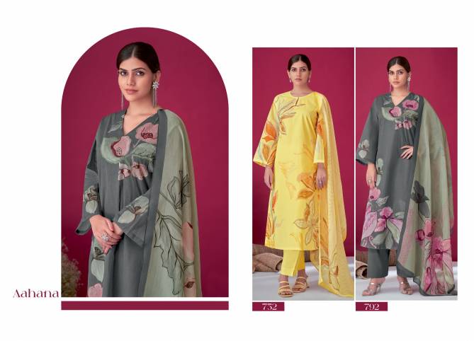 Aahana By T And M Digital Printed Heavy Cotton Dress Material Wholesale Price In Surat